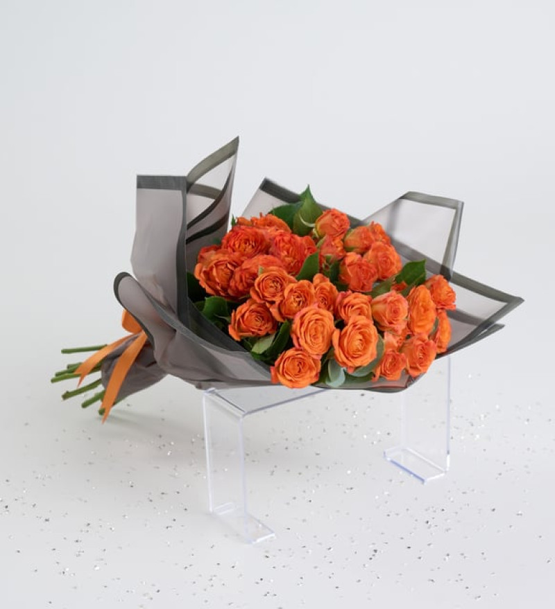 Turuncu Güller Çiçek Buketi