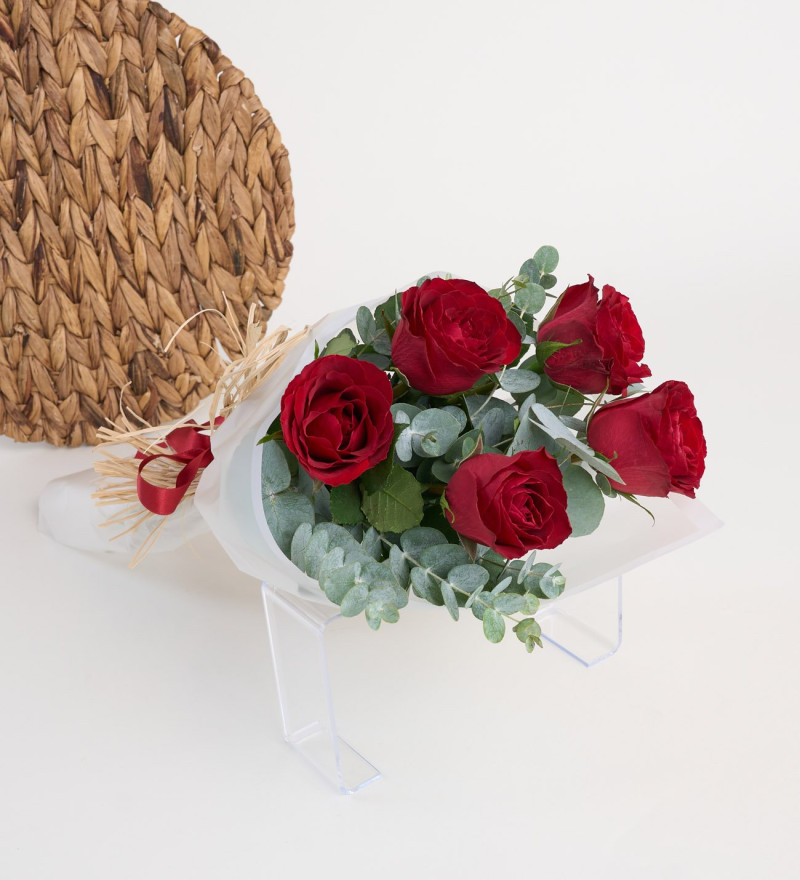 5'li Kırmızı Gül Buketi