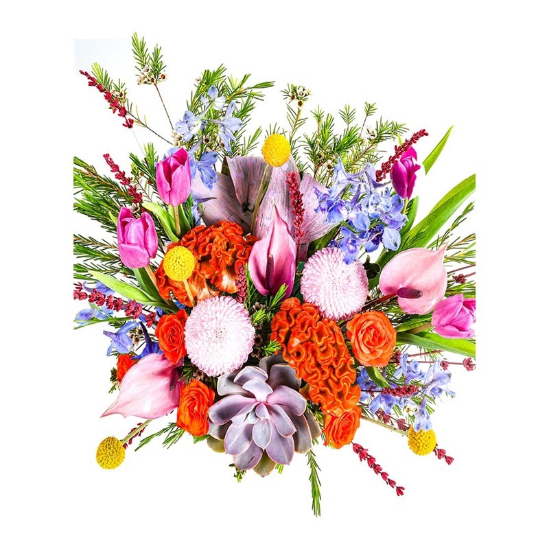 Luxury Flowers In Gold